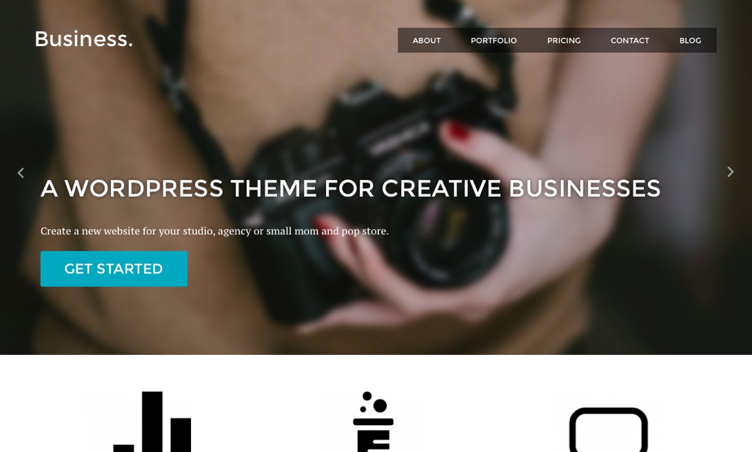 WordPress business theme