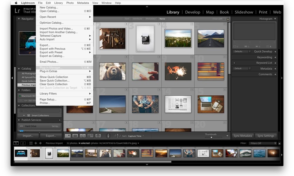 How to upload photos from Lightroom into WordPress