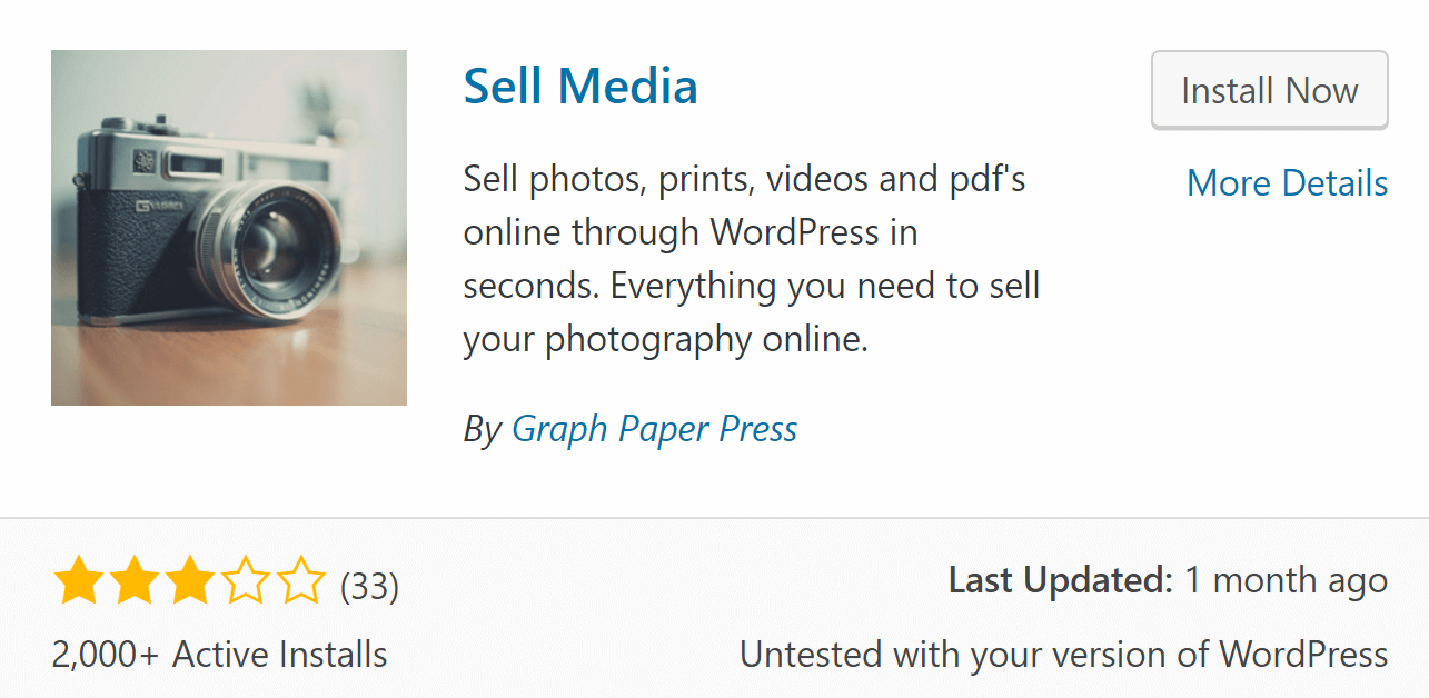 The Sell Media plugin.